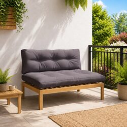 Comfortable and Durable Outdoor Sectional Sofa Middle Unit