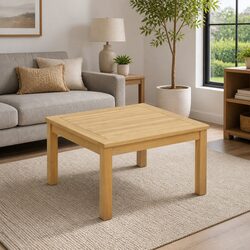 Value-Driven Solid Acacia Wood Coffee Table for Home Use