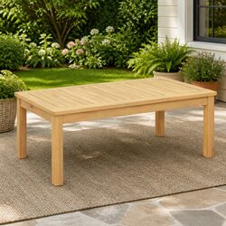 Reliable Solid Acacia Coffee Table - Rustic Design