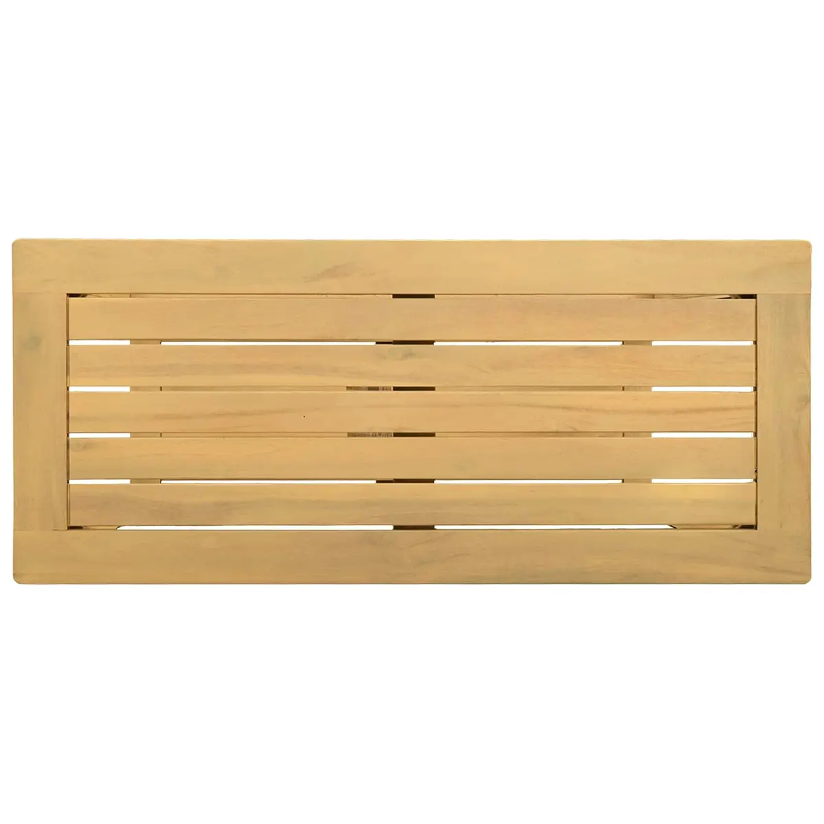 Garden Console Table with Storage Shelves Outdoor Furniture Brown Rustic Design
