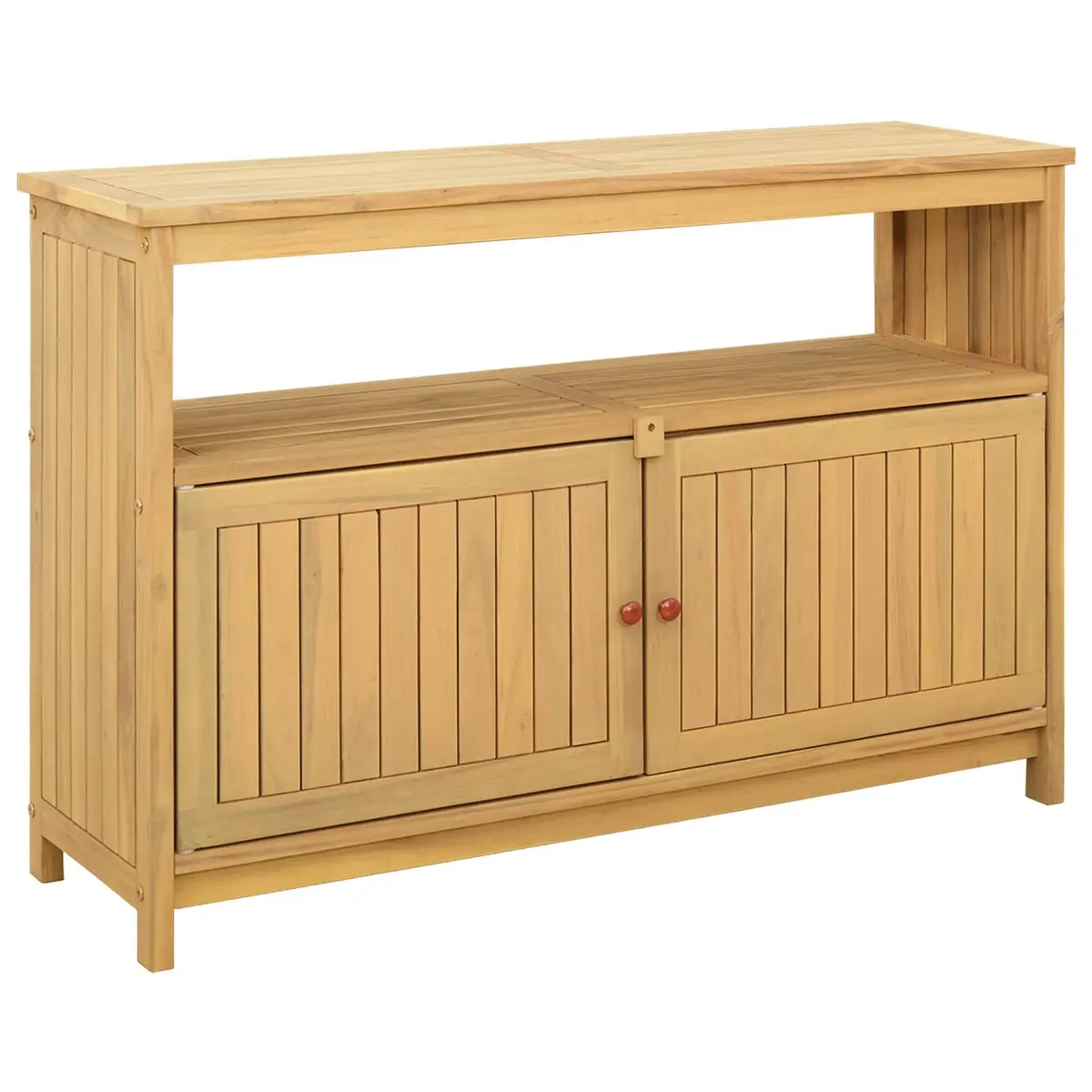 Garden Console Table with Storage and Style