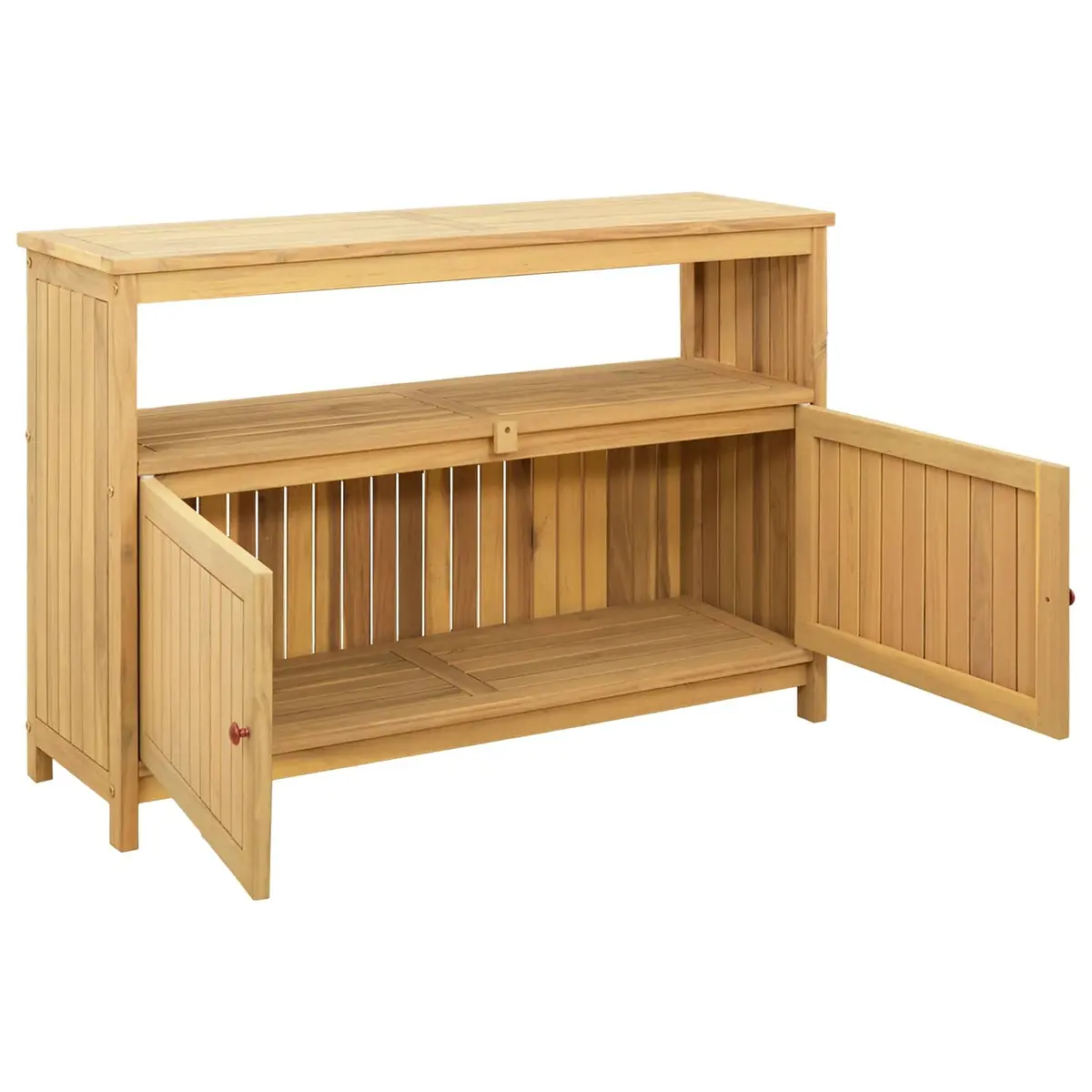 Garden Console Table with Storage and Style