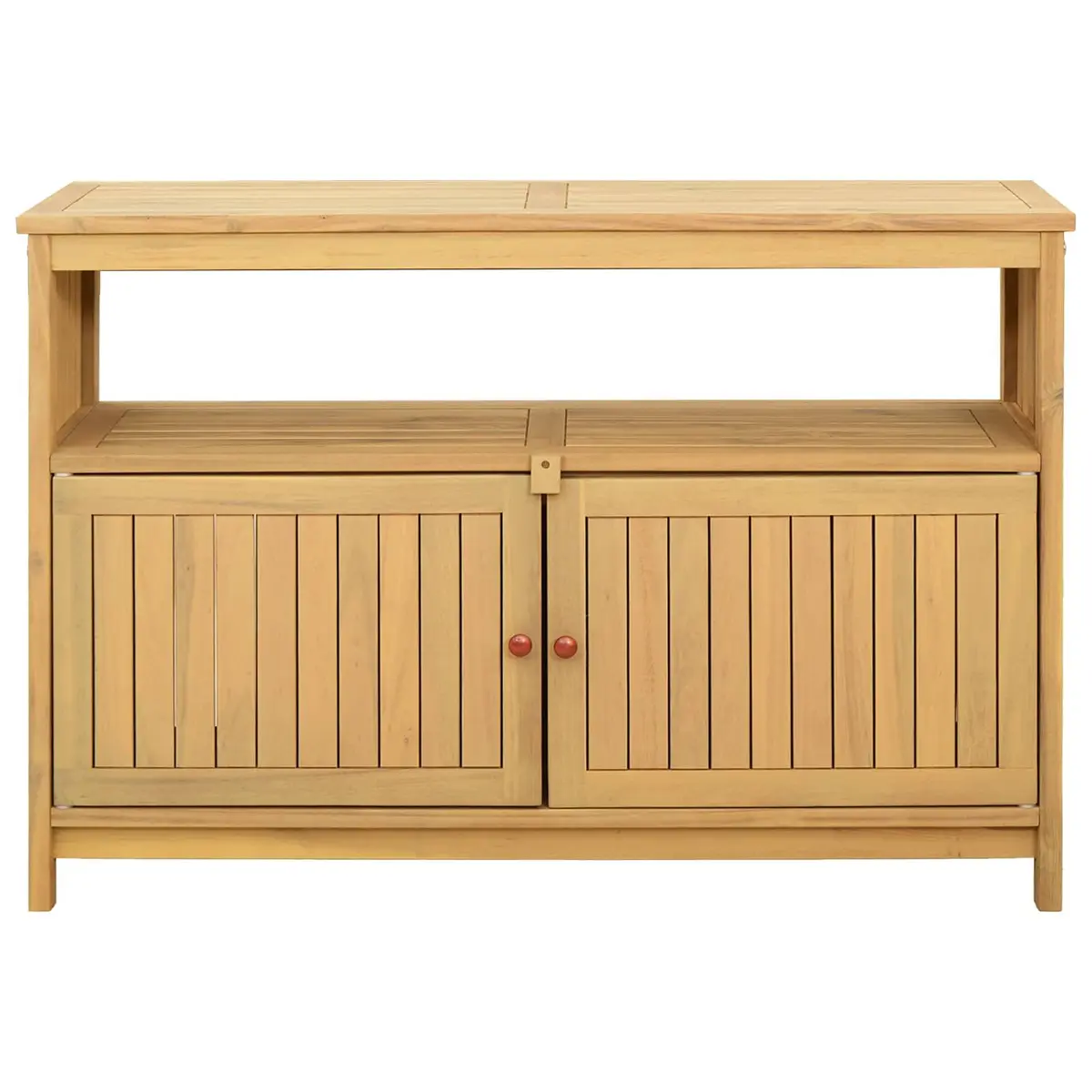 Garden Console Table with Storage and Style