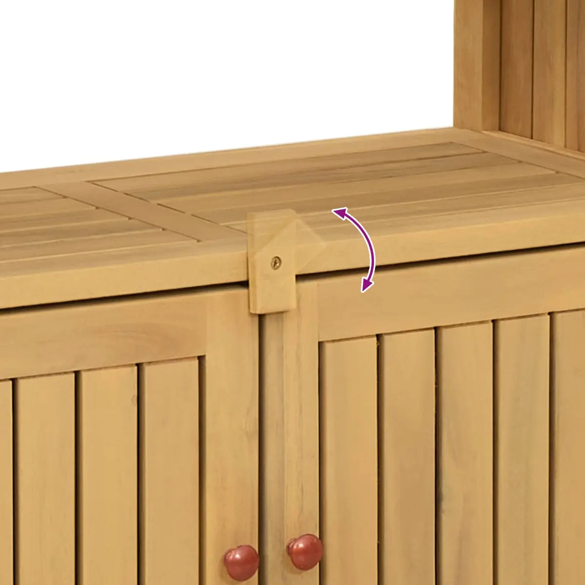 Garden Console Table with Storage and Style