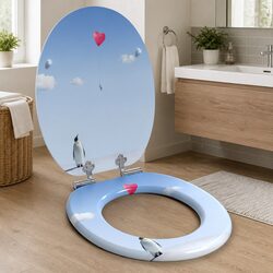 Blue Soft-Close Toilet Seat: Practical, Reliable, Stylish