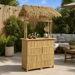 Durable Bamboo Bar Table for Your Outdoor Needs
