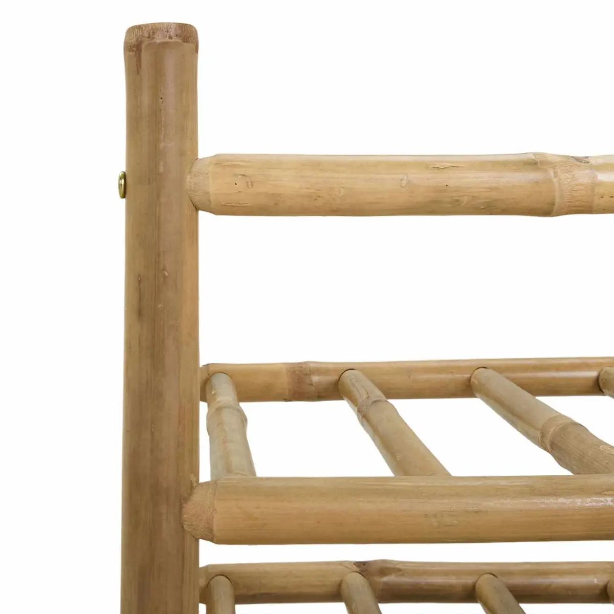 Bamboo Wine Rack Natural Brown Modern Storage Display Holder 57 x 29.5 x 36 cm