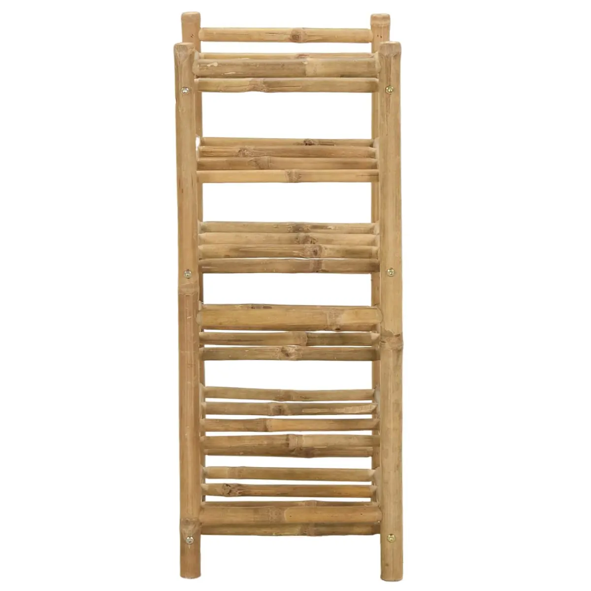 Bamboo Wine Rack Storage Display Stand Modern Kitchen Dining Room Decor Brown 32.5 x 29.5 x 72 cm