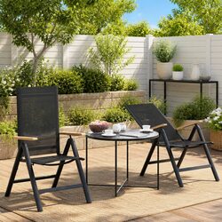 Practical Outdoor Reclining Chair with Comfort Features