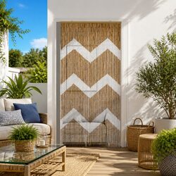 Practical Bamboo Insect Door Curtain for Home Use
