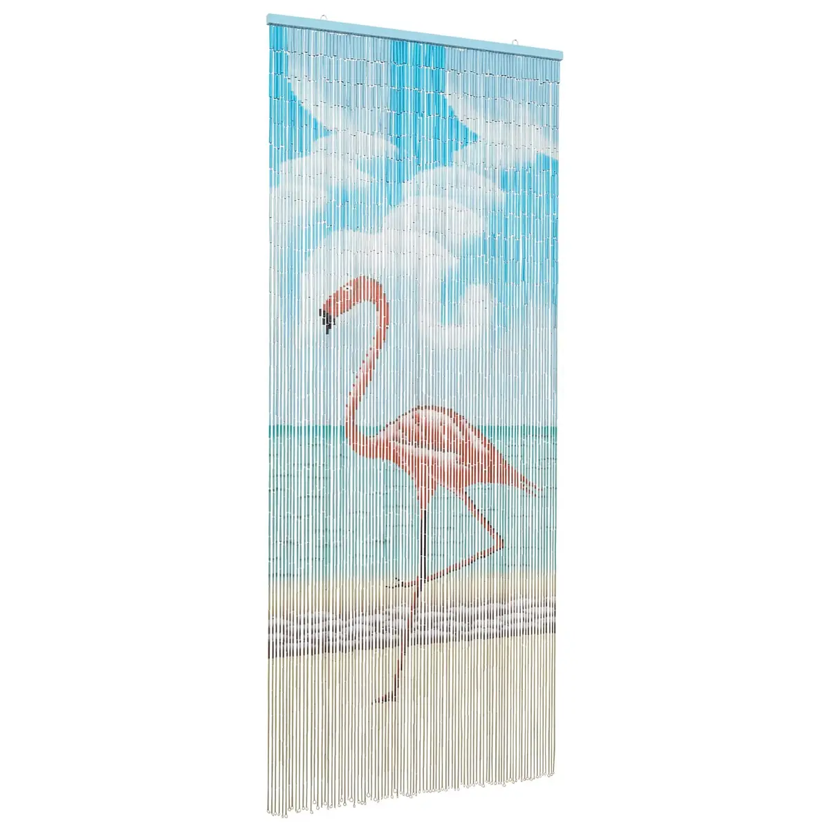 Bamboo Insect Curtain Multicolour 200cm x 90cm Door Screen for Patios Balconies and Doorways