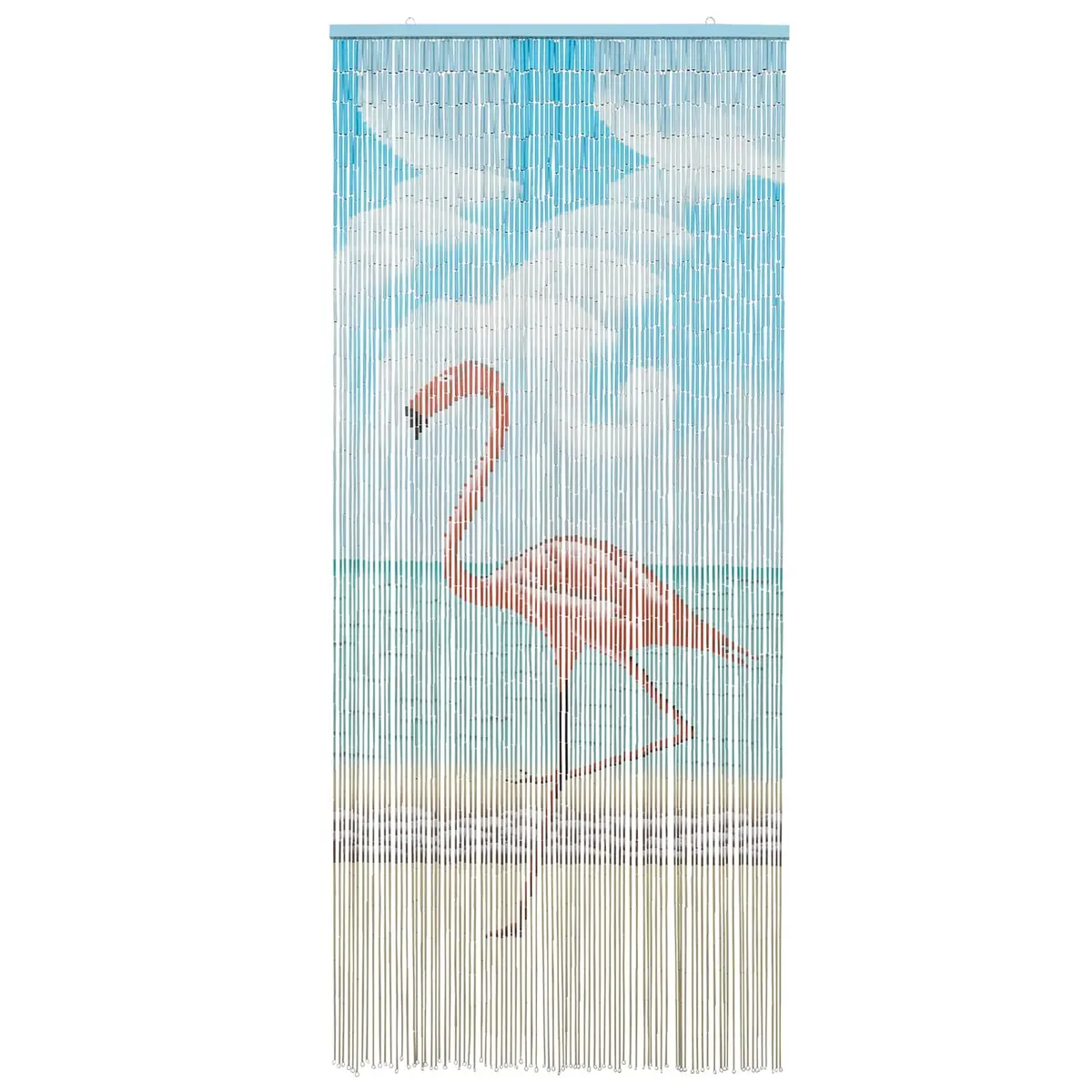 Bamboo Insect Curtain Multicolour 200cm x 90cm Door Screen for Patios Balconies and Doorways