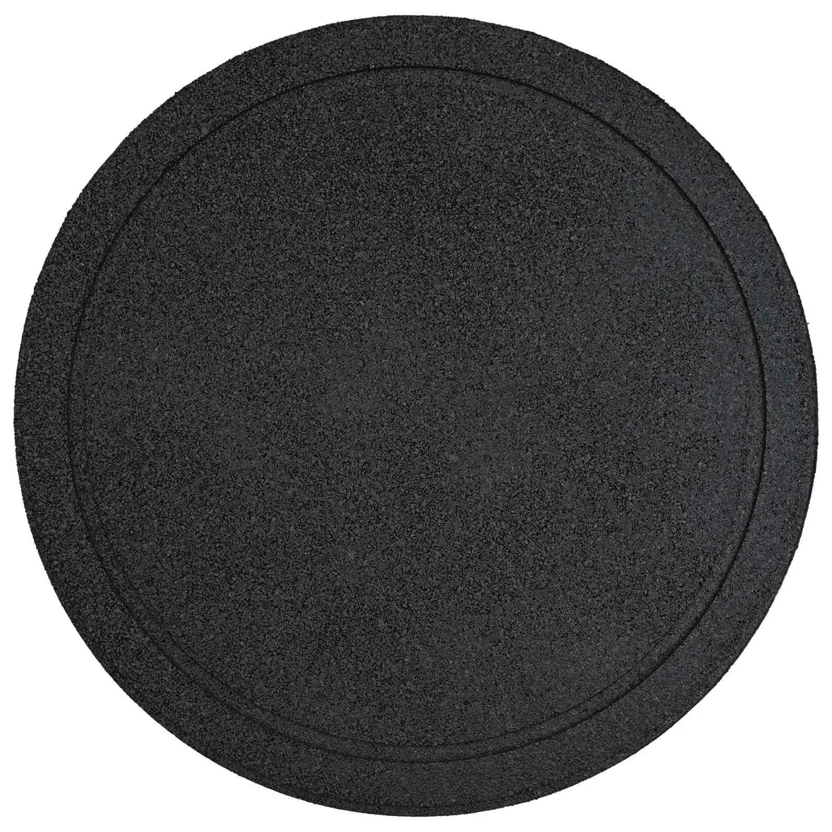 Stepping Stone Outdoor Pathway Decor 44 cm Round Black 6 Piece