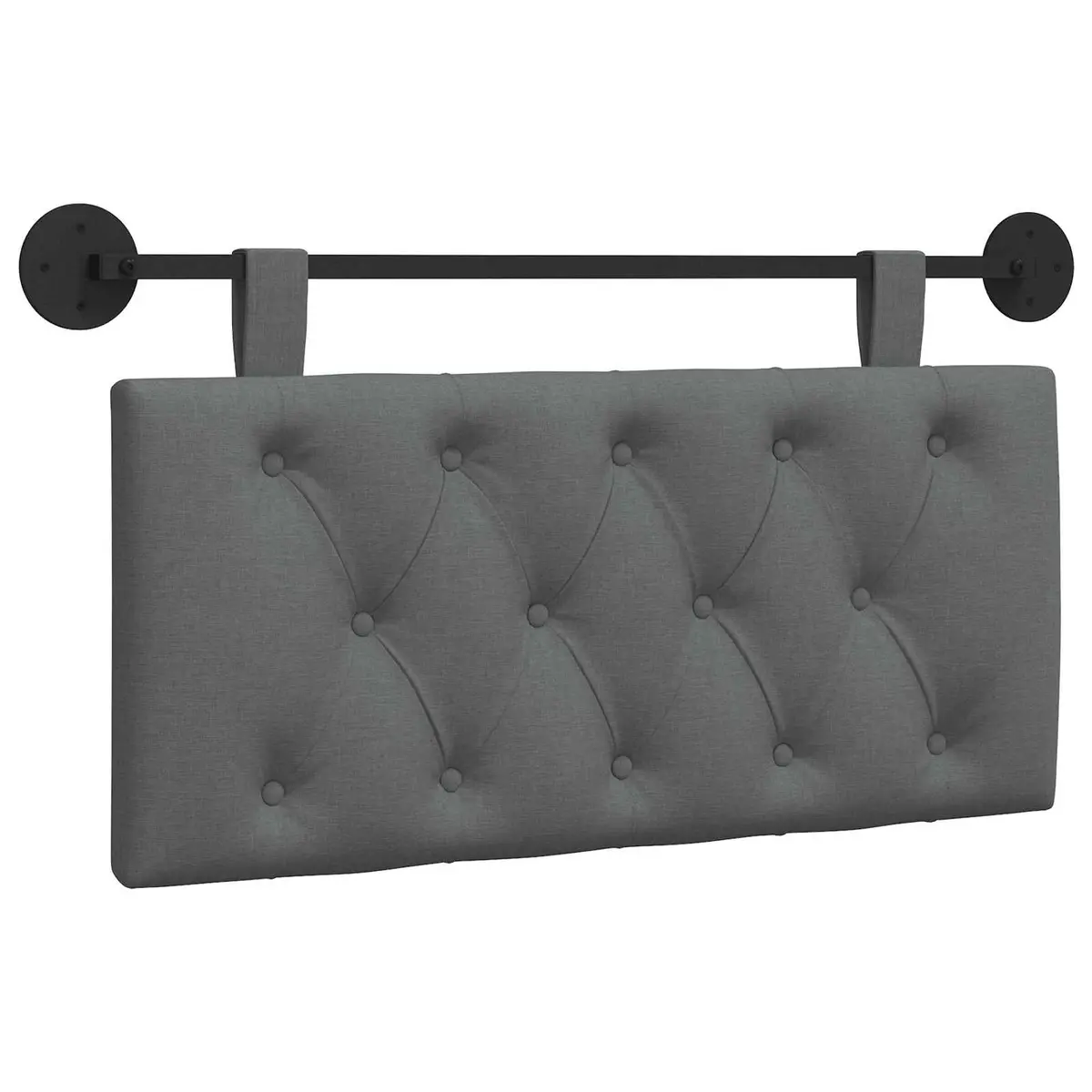Grey Wall-Mounted Headboard