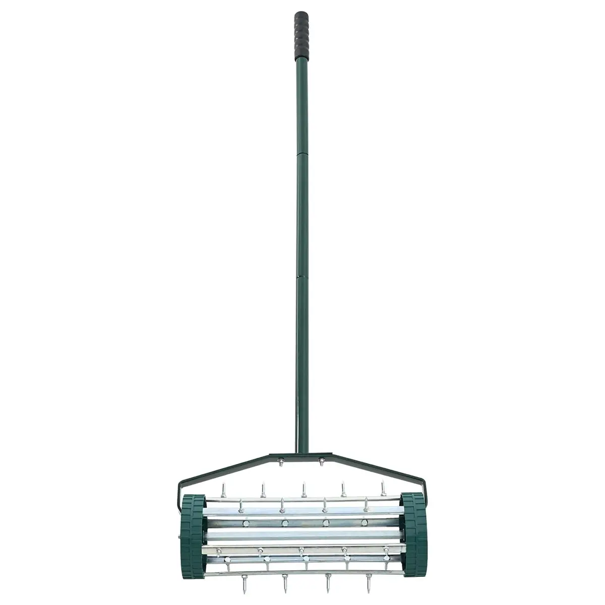 Lawn Roller Garden Tool Aerator Clamps 127.5cm Green