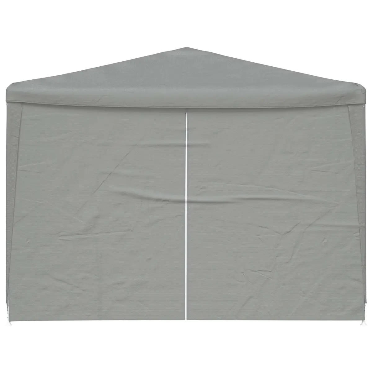 Party Tent Outdoor Canopy 1200 x 300 x 255 cm Grey with Side Panels and Doors