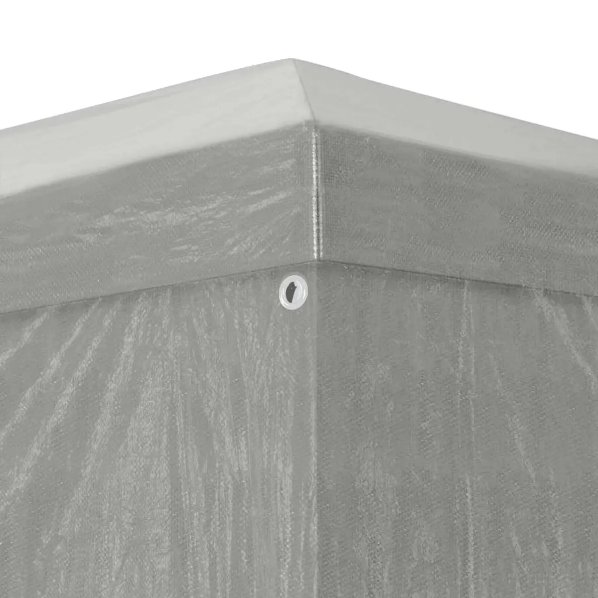Party Tent Outdoor Canopy 1200 x 300 x 255 cm Grey with Side Panels and Doors