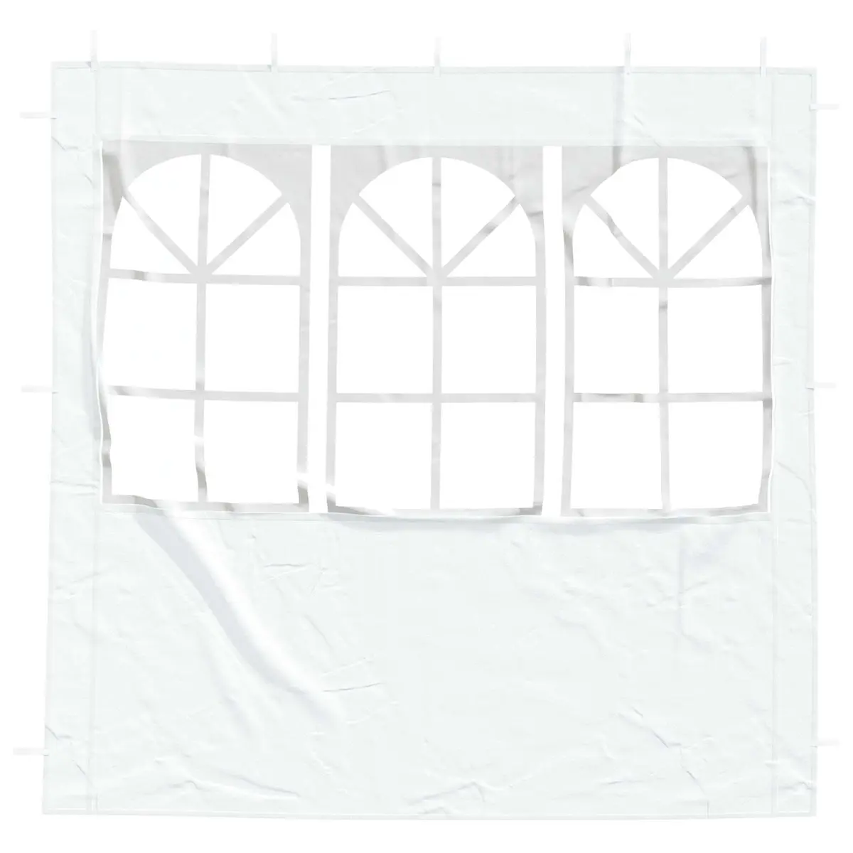 Party Tent Sidewall 200 x 195 cm White PE Outdoor Canopy Panel