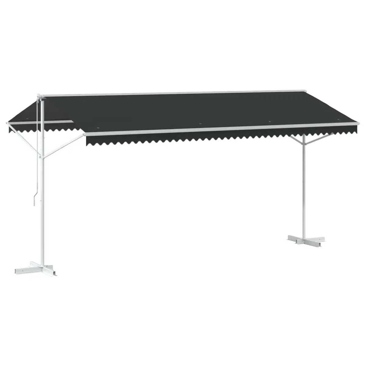 Free Standing Awning Shade 5 x 3 m Anthracite Outdoor Patio Garden