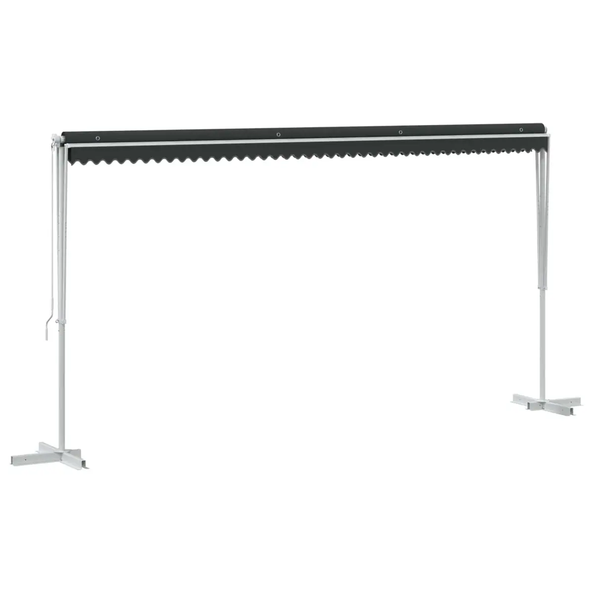 Free Standing Awning Shade 5 x 3 m Anthracite Outdoor Patio Garden