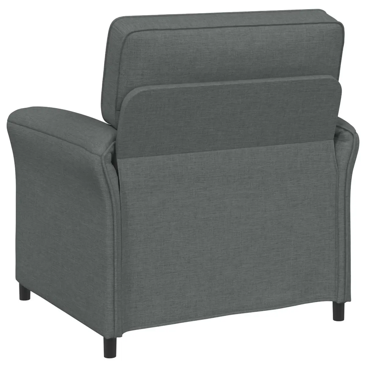 Grey Sofa Contemporary Design Metal Frame Foam Cushions Indoor Living Room