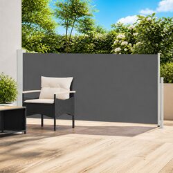 Retractable Side Awning 140 x 500 cm Outdoor Garden Patio Sunshade Privacy