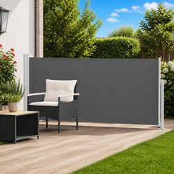 Reliable Retractable Side Awning 160 x 500 cm in Anthracite