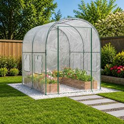 Affordable and Reliable PVC Greenhouse 160 x 200 x 192.5 cm