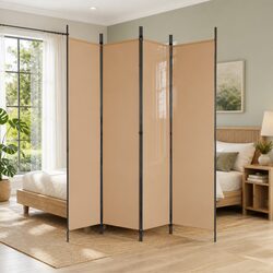 Room Divider 3 Panel Folding Screen Indoor Privacy Partition Contemporary Decor
