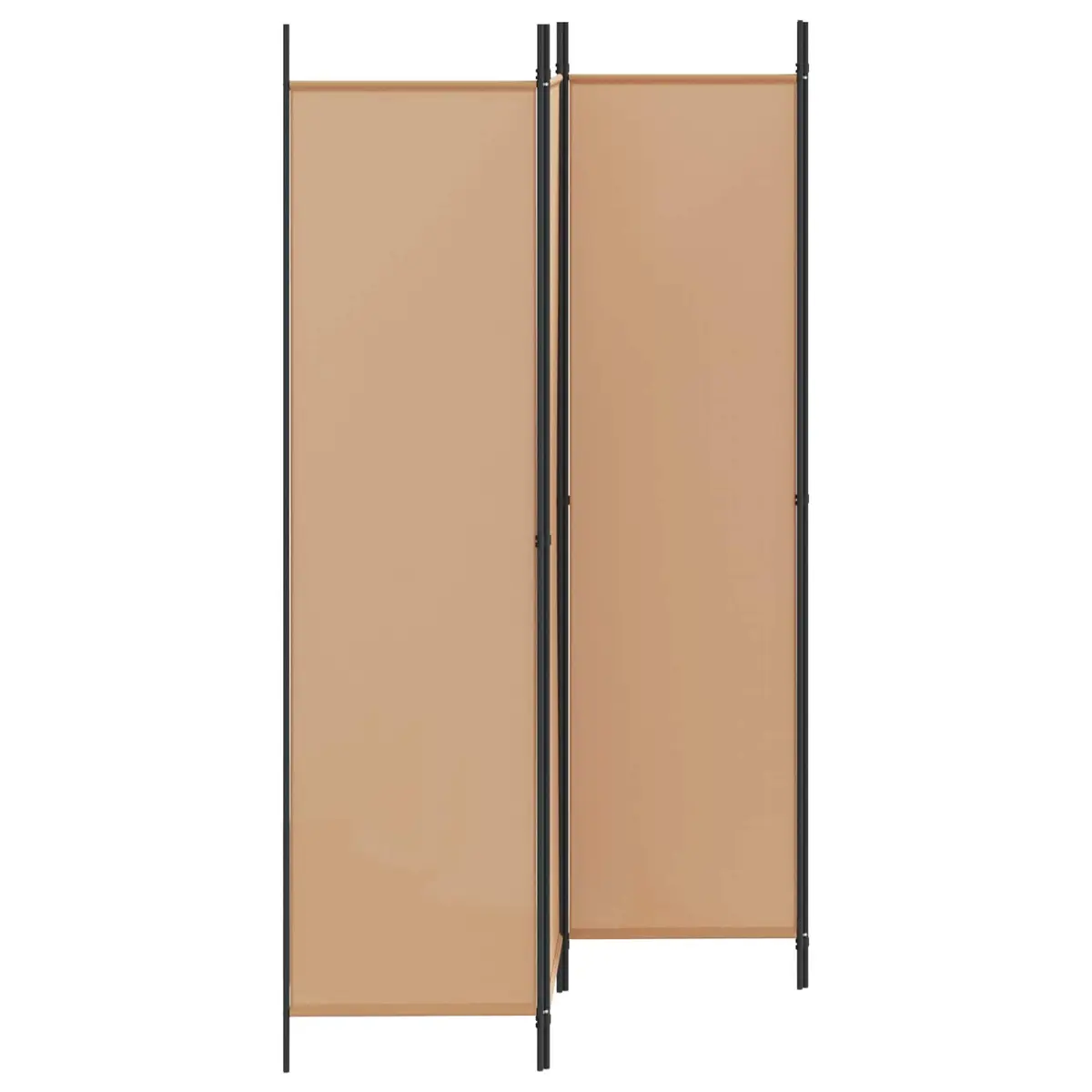 Folding Privacy Screen 3 Panel Indoor Room Divider Beige for Home Office Bedroom