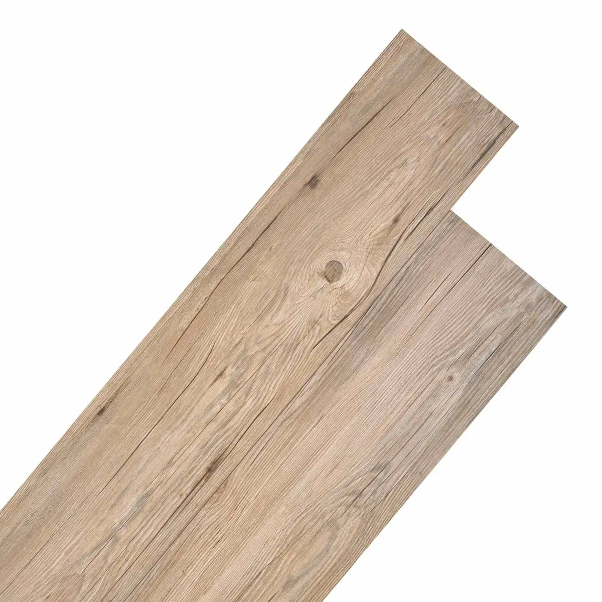 Self-Adhesive PVC Flooring Planks Indoor Use 18 Piece Brown