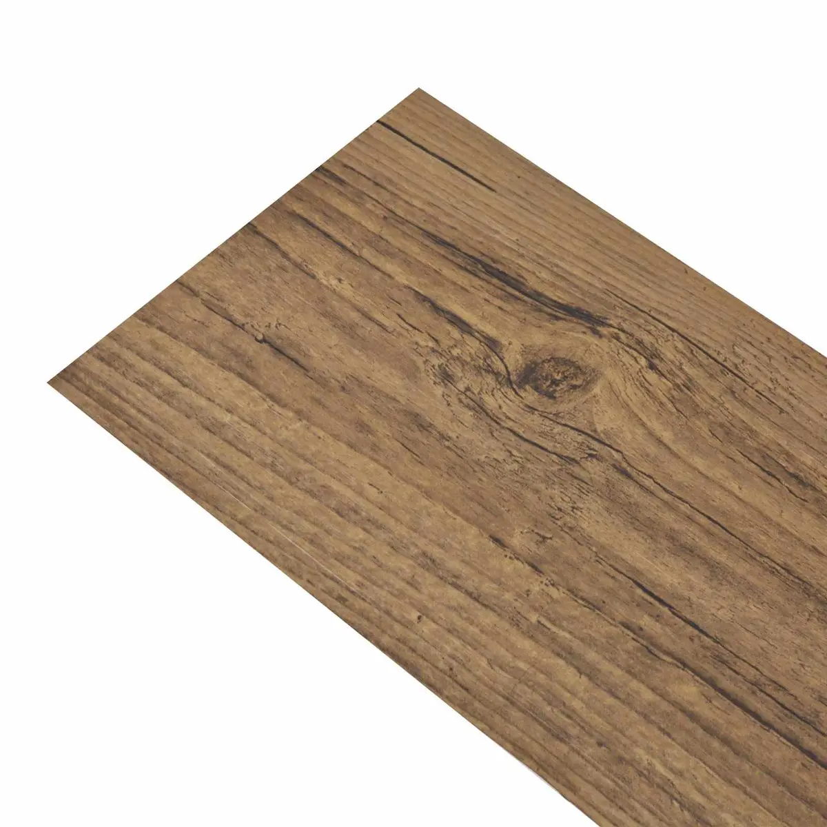 Self-Adhesive PVC Flooring Planks Indoor Household Use 36 pcs Brown Wood Look