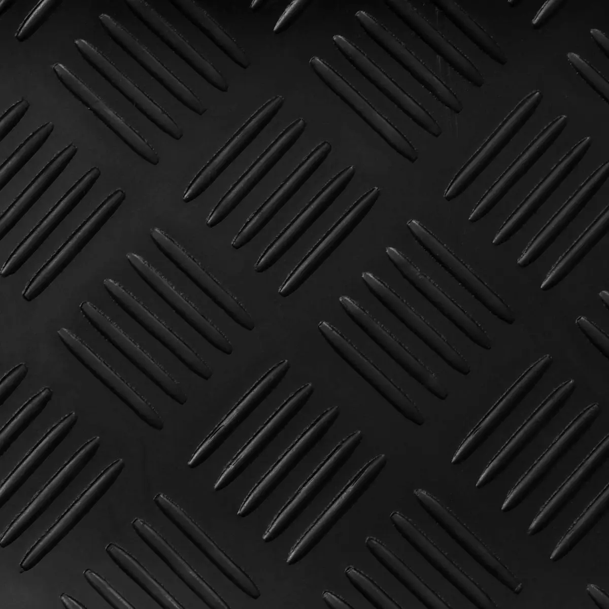 Rubber Floor Mat Outdoor Garden Patio 1x2m Black Durable Heavy Duty Flexible