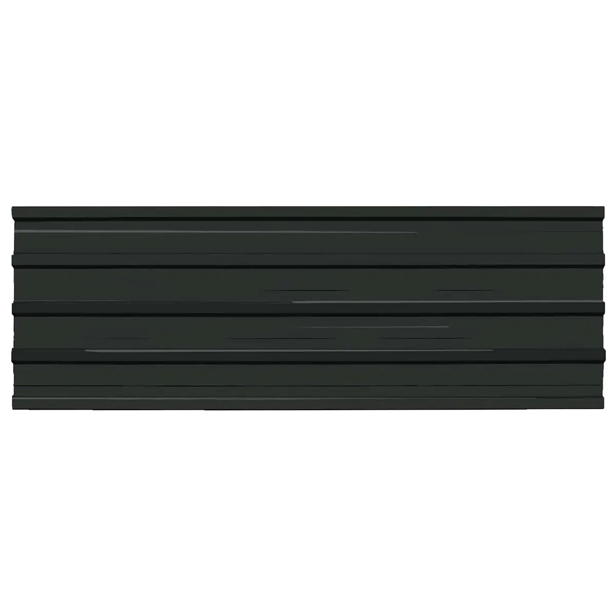 Roof Panel 12 Piece Anthracite 129 x 45 cm Galvanised Steel Rectangular Sheet