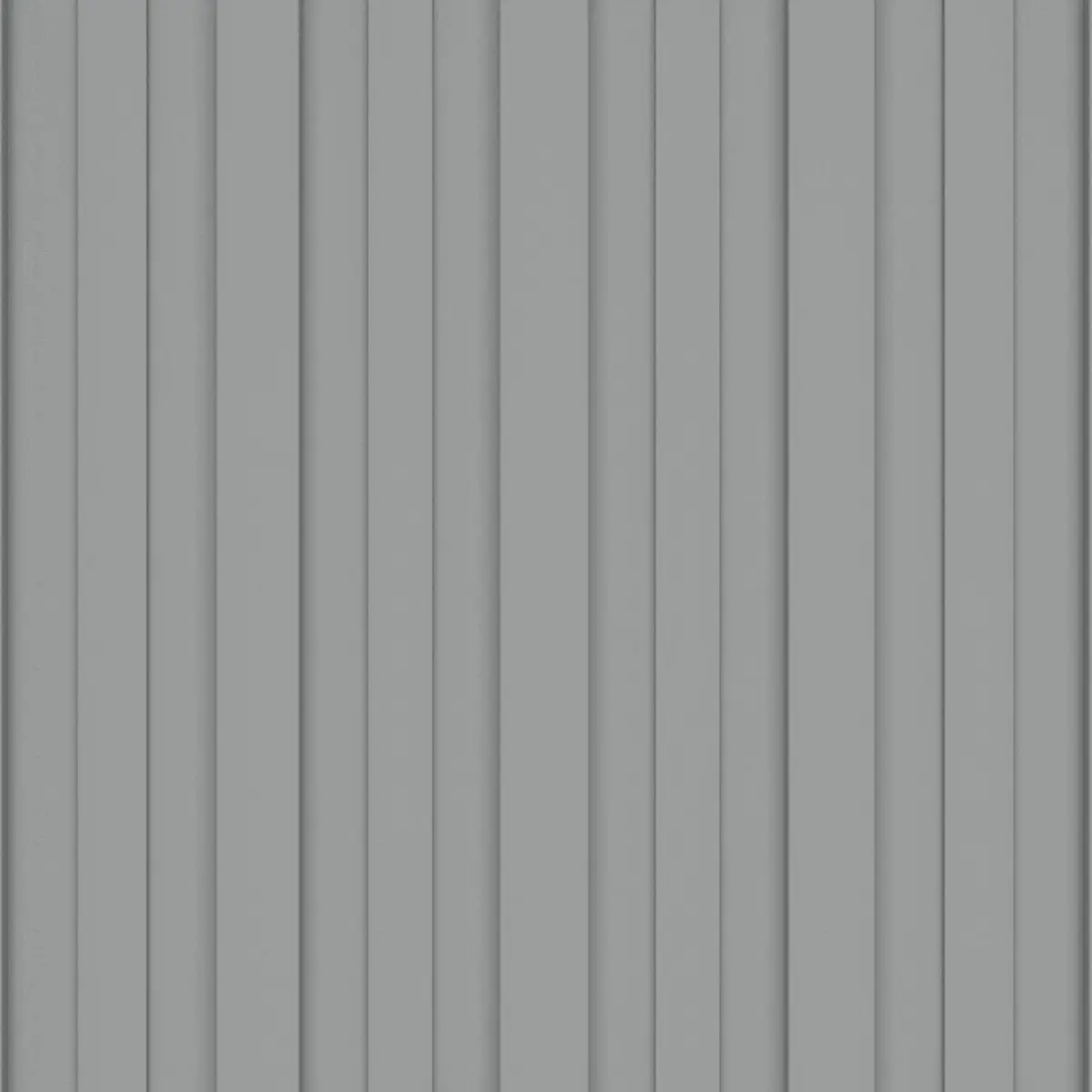 Roof Panel Grey 80x45cm Rectangular Galvanised Steel 12 Piece