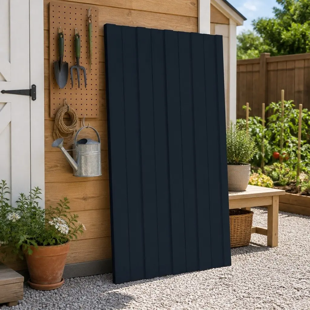 Roof Panel 12 Pieces 80 x 45 cm Anthracite Galvanised Steel Rectangular Sheets