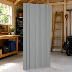Roof Panel 36pcs Grey 100x45cm Galvanised Steel Sheet Temporary Garage Shed