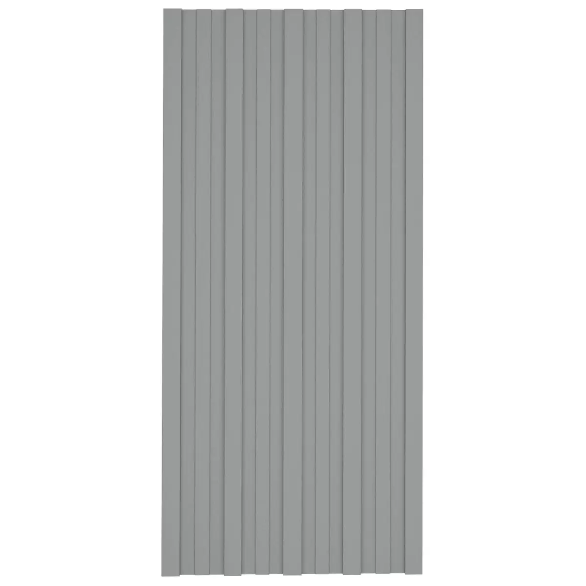 Roof Panel 36 Piece Temporary Garage Shed 100x45cm Grey Galvanised Steel Sheet