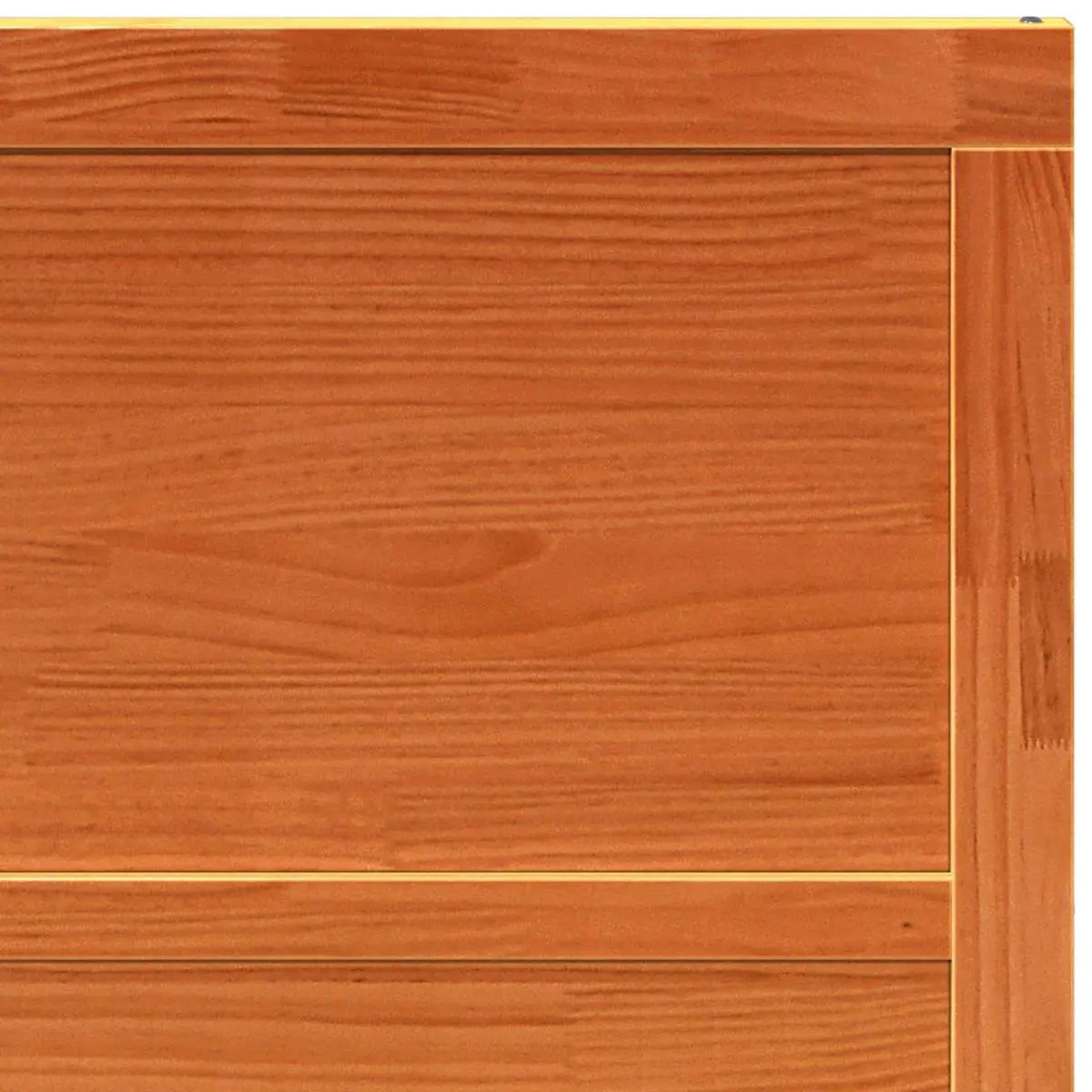 Barn Door Sliding 100 x 208 cm Solid Pine Wood Brown Rustic Interior Home