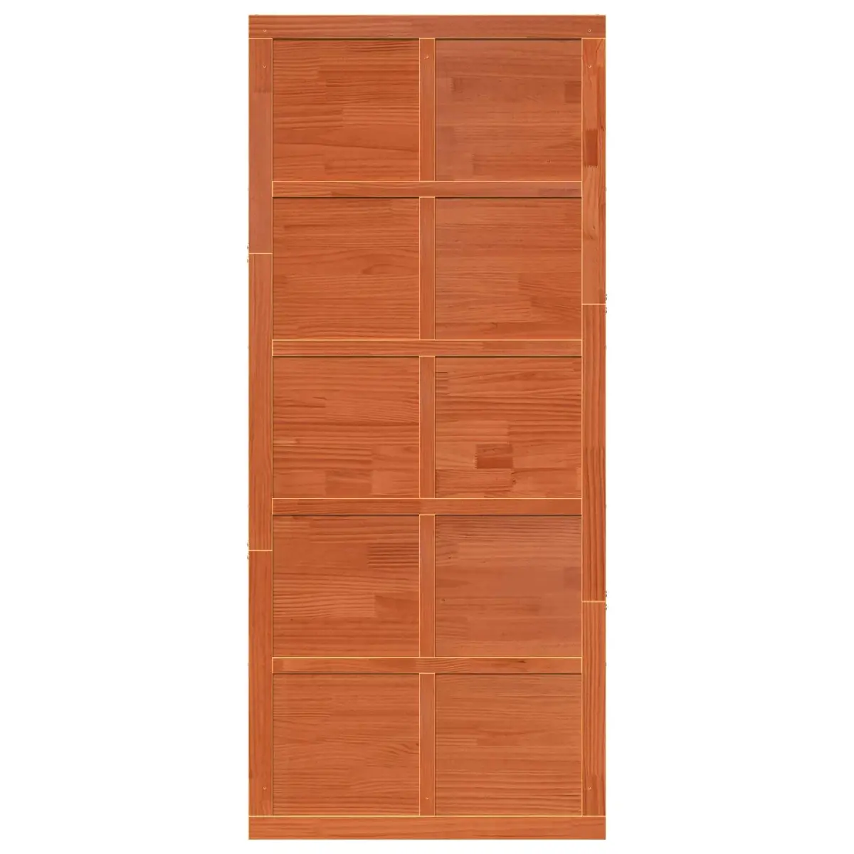 Solid Pine Barn Door Sliding Interior Rustic Brown 90 x 2.5 x 208 cm