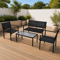 Reliable 4 Piece Lounge Set for Outdoor Enjoyment