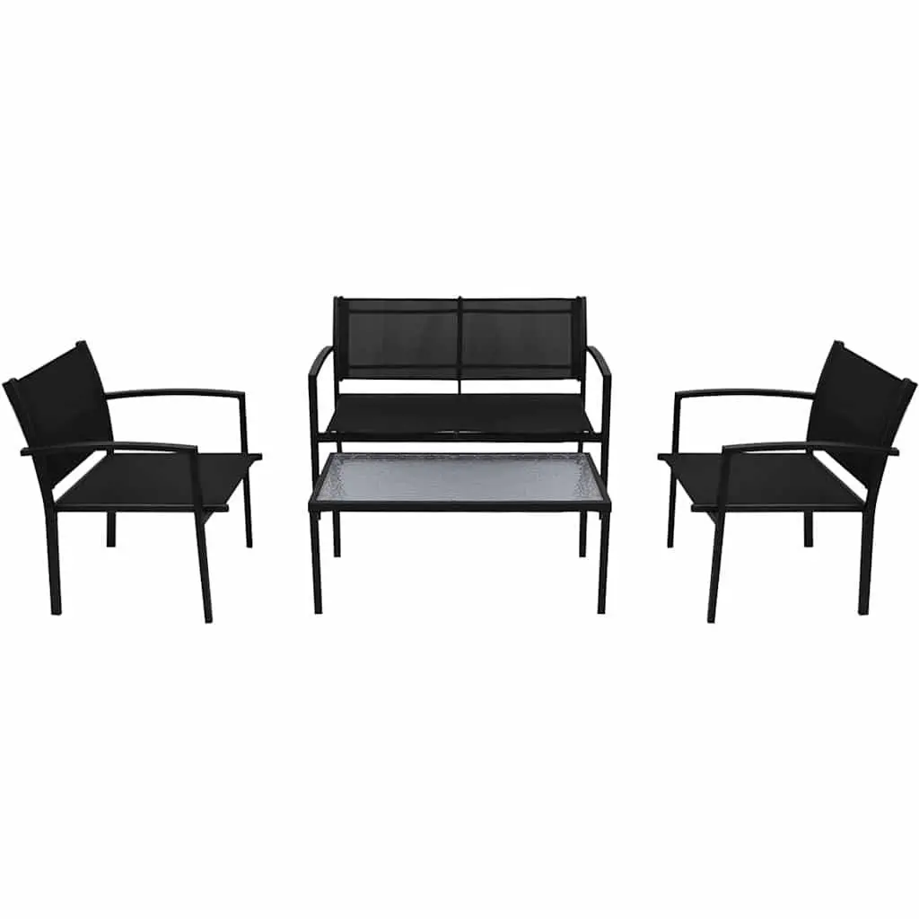 4 Piece Lounge Set for Outdoor Enjoyment