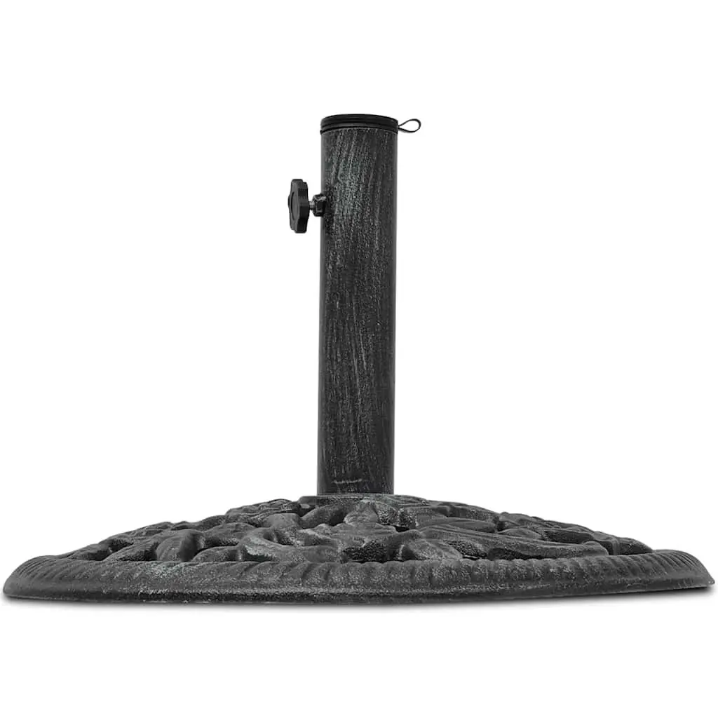 Cast Iron Umbrella Base Garden Parasol Stand Holder 12kg Green