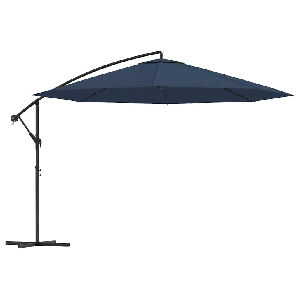 3.5m Blue Outdoor Parasol Cantilever Umbrella UV Protection Garden Shade
