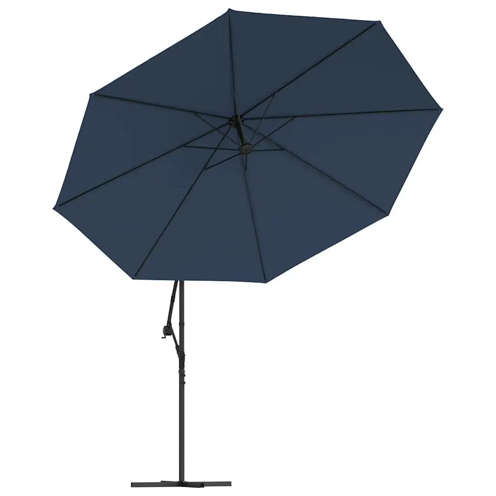 3.5m Blue Outdoor Parasol Cantilever Umbrella UV Protection Garden Shade