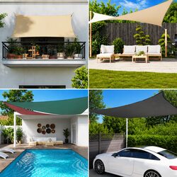 Reliable Triangular Sunshade Sail for Outdoor Comfort