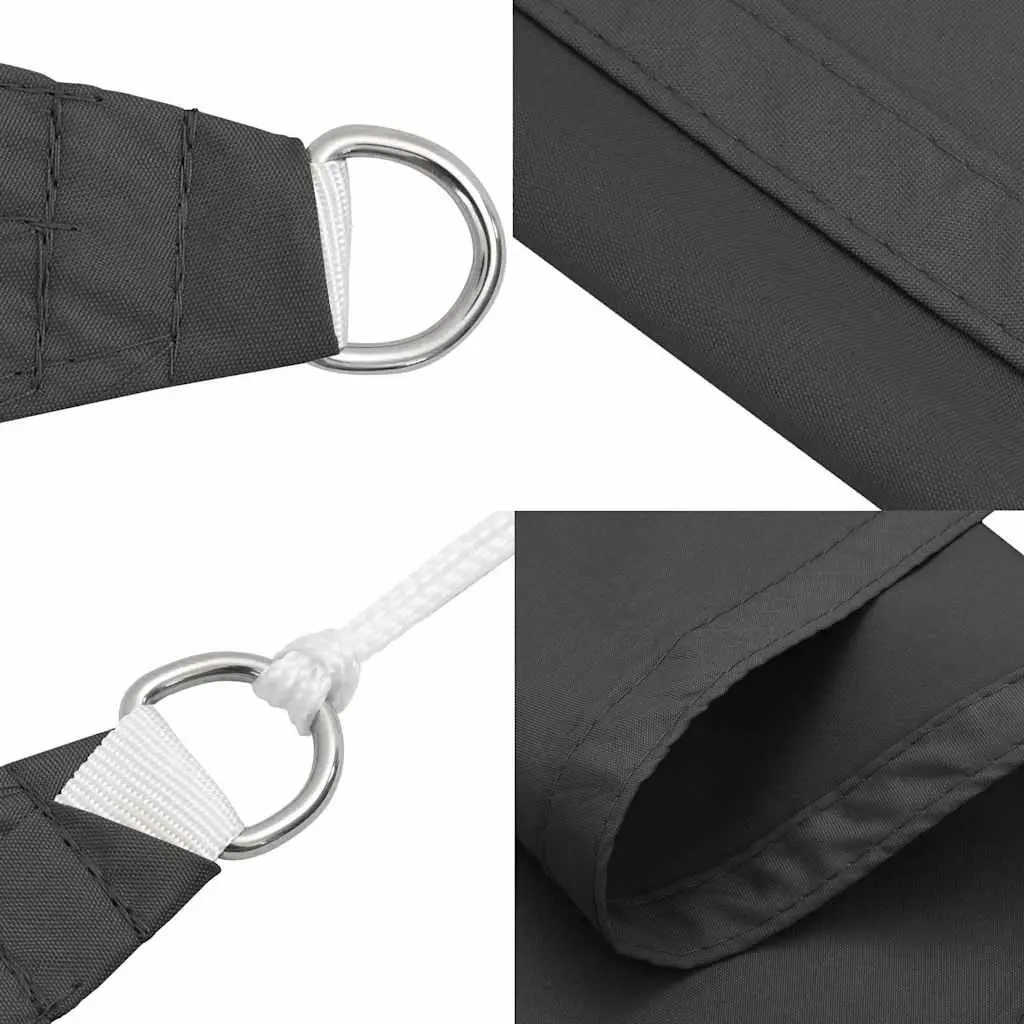 Sunshade Sail Triangular Outdoor Protection 3.6m Anthracite