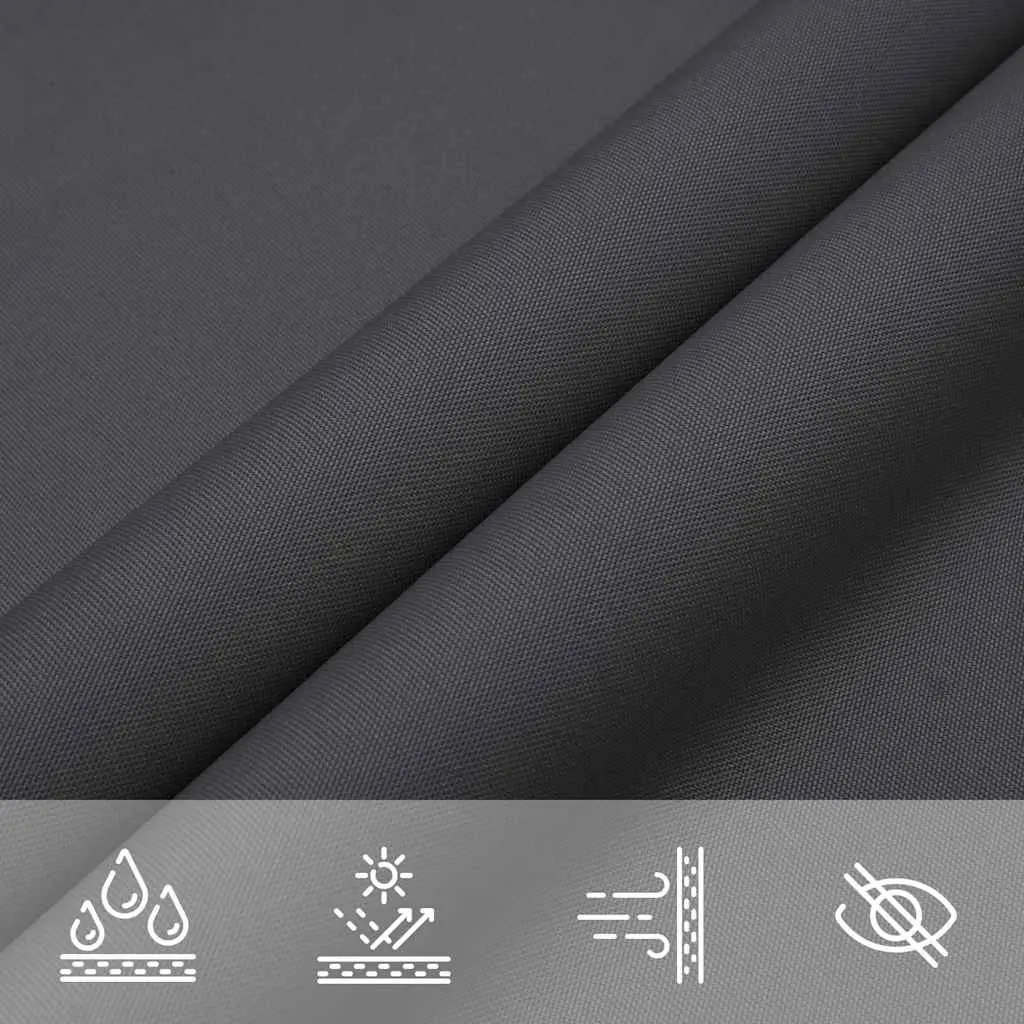 Sunshade Sail Triangular Outdoor Protection 3.6m Anthracite