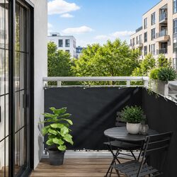 Balcony Screen Anthracite Oxford Fabric Waterproof Privacy Shade 90x600cm