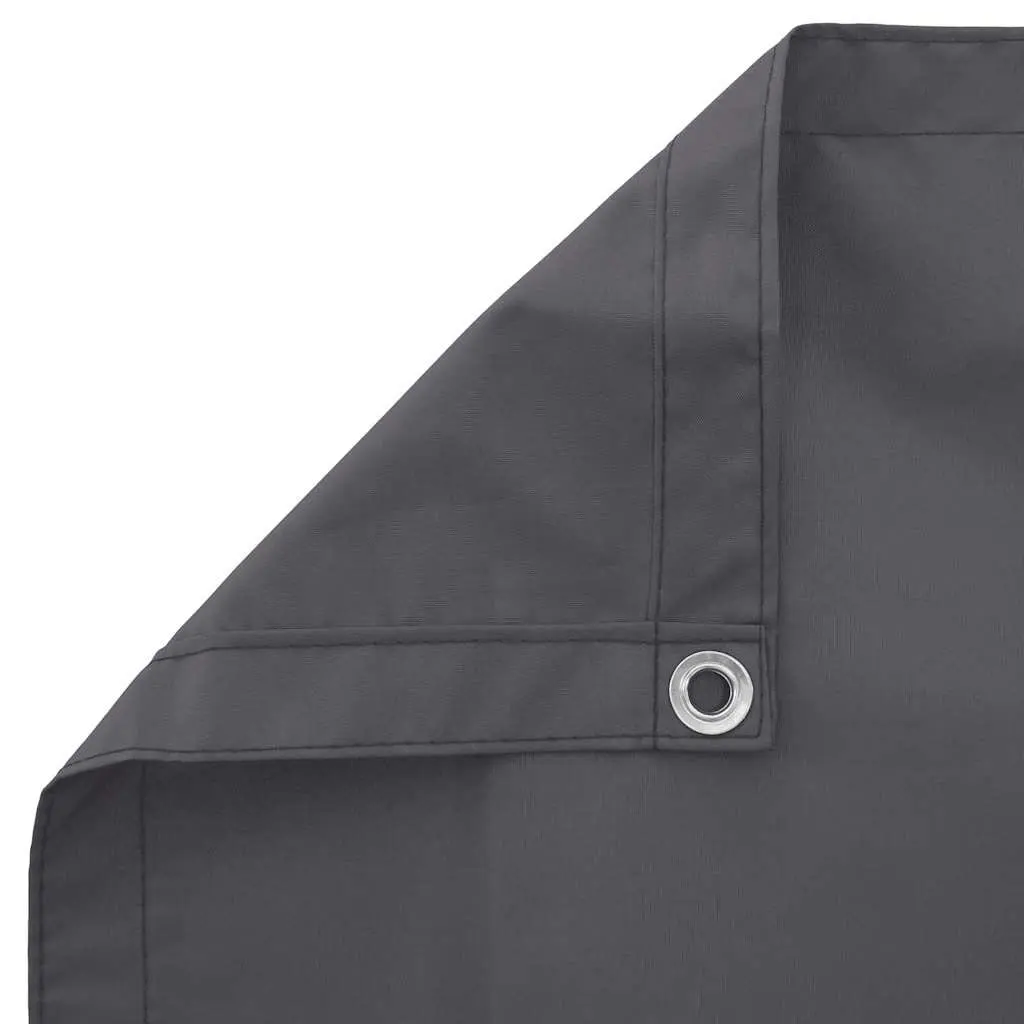 Balcony Screen Privacy Shade 90x600cm Anthracite Oxford Fabric Waterproof